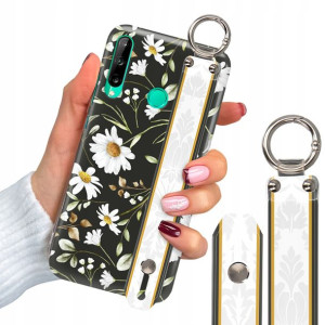 Etui Grube 2mm + Pasek do HUAWEI Y7P Luksusowe Wz