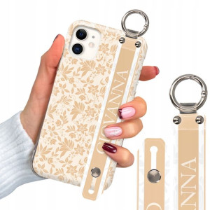 Etui Grube 2mm + Pasek do IPHONE 11 Luksusowe Wz