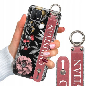 Etui Grube 2mm + Pasek do OPPO A35 Luksusowe Wzory