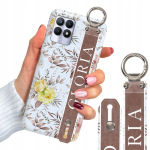 Etui Grube 2mm + Pasek do REALME 8i Luksusowe Wz
