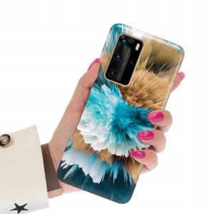 Etui Grube 2mm do HUAWEI P40 PRO Marmurki Wzory