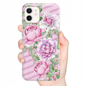 Etui Grube 2mm do IPHONE 12 Wiosenne Spring Wzory