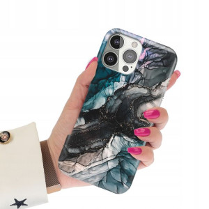 Etui Grube 2mm do IPHONE 13 PRO Marmurki Top Wzory