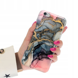 Etui Grube 2mm do IPHONE 6 Case Marmurki Top Wzory