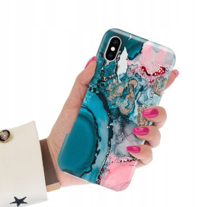 Etui Grube 2mm do IPHONE X/XS Marmurki Top Wzory