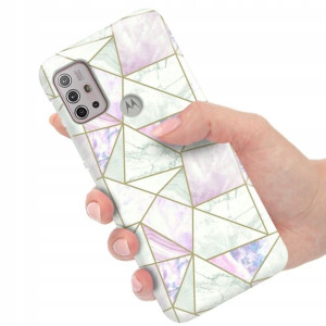 Etui Grube 2mm do MOTOROLA G10 Patterny Top Wzory
