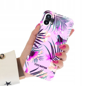 Etui Grube 2mm do NOTHING PHONE 1 Kwiaty Top Wzory