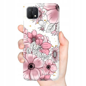 Etui Grube 2mm do OPPO A15S Wiosenne Spring Wzory