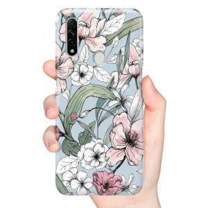 Etui Grube 2mm do OPPO A31 Wiosenne Spring Wzory
