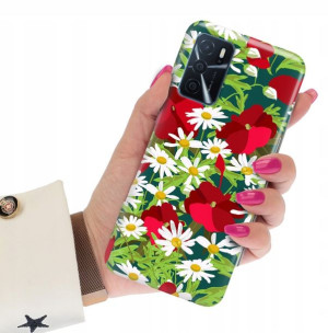 Etui Grube 2mm do OPPO A54s Wiosenne Top Top Wzory