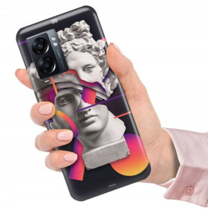 Etui Grube 2mm do OPPO A57 5G Nowoczesne Art Wzory