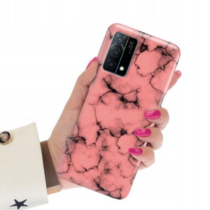 Etui Grube 2mm do OPPO K9 5G Case Marmurki Wzory