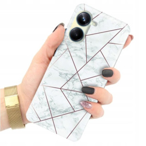 Etui Grube 2mm do REALME 10 PRO 5G Marble Wzory