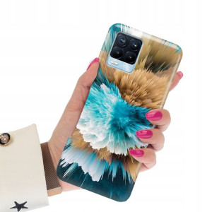 Etui Grube 2mm do REALME 8 PRO Case Marmurki Wzory