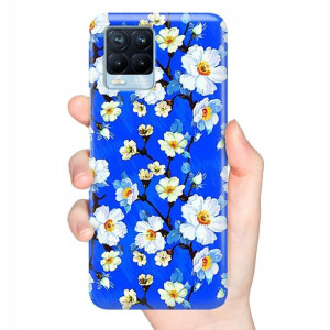 Etui Grube 2mm do REALME 8 Wiosenne Spring Wzory