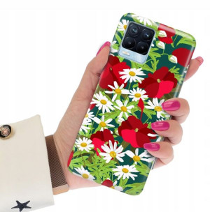 Etui Grube 2mm do REALME 8 Wiosenne Top Top Wzory