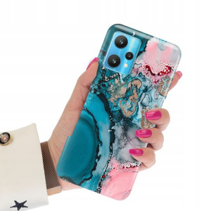 Etui Grube 2mm do REALME 9 PRO Case Marmurki Wzory