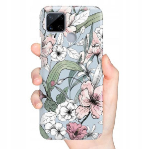 Etui Grube 2mm do REALME C15 Wiosenne Spring Wzory