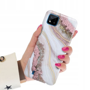 Etui Grube 2mm do REALME C20 Case Marmurki Wzory
