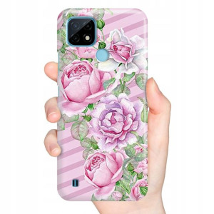 Etui Grube 2mm do REALME C21 Wiosenne Spring Wzory