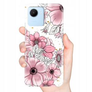 Etui Grube 2mm do REALME C30 Wiosenne Spring Wzory