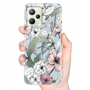 Etui Grube 2mm do REALME C35 Wiosenne Spring Wzory