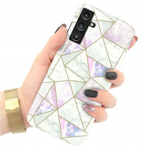 Etui Grube 2mm do SAMSUNG A14 5G Case Marble Wzory