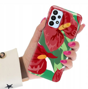 Etui Grube 2mm do SAMSUNG A23 4G Wiosenne Wzory