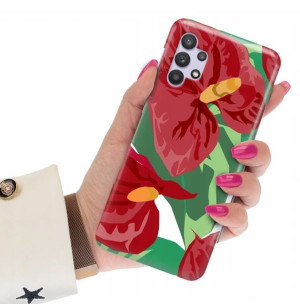 Etui Grube 2mm do SAMSUNG A32 Case Wiosna Wzory