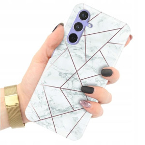 Etui Grube 2mm do SAMSUNG A54 5G Case Marble Wzory