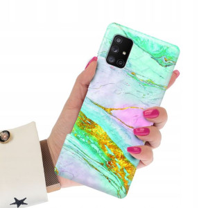 Etui Grube 2mm do SAMSUNG A71 5G Case Spring Wzory