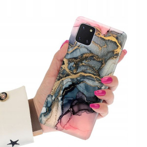 Etui Grube 2mm do SAMSUNG NOTE 10 LITE Case Wzory