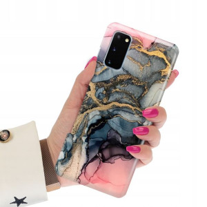 Etui Grube 2mm do SAMSUNG S20 5G Marmurki Wzory