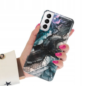 Etui Grube 2mm do SAMSUNG S21 PLUS Marmurki Wzory