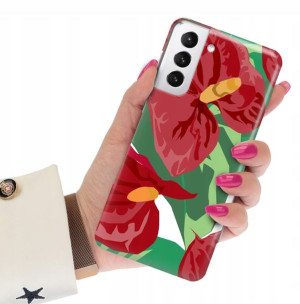 Etui Grube 2mm do SAMSUNG S21 PLUS Wiosenne Wzory