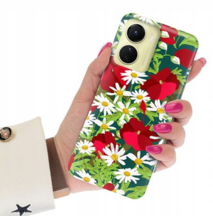 Etui Grube 2mm do VIVO Y16 4G Case Wiosna Wzory