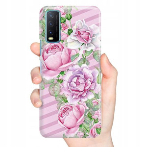 Etui Grube 2mm do VIVO Y21s Wiosenne Spring Wzory
