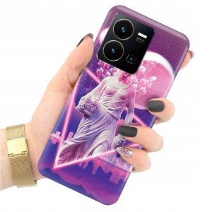 Etui Grube 2mm do VIVO Y35 4G Case Unikalne Wzory