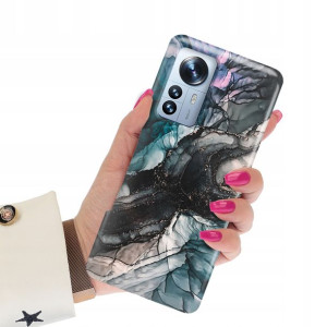 Etui Grube 2mm do XIAOMI 12 PRO 5G Marmurki Wzory