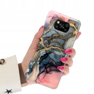 Etui Grube 2mm do XIAOMI POCO X3 PRO Marble Wzory