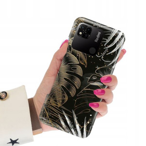 Etui Grube 2mm do XIAOMI REDMI 10A 4G Kwiaty Wzory