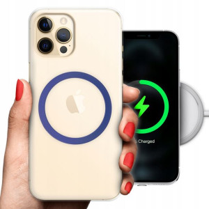 Etui Grube 2mm Magsafe BŁĘKIT do IPHONE 12 PRO MAX