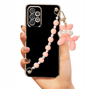 Etui Joless Black BLINK do SAMSUNG A52 Łańcuszek