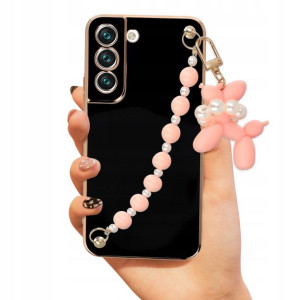 Etui Joless Black BLINK do SAMSUNG S22 Łańcuszek