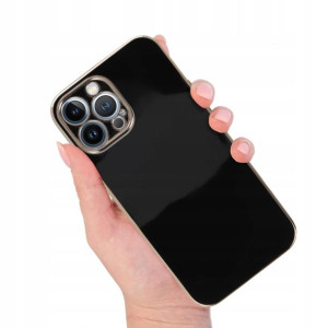 Etui JOLESS Czarne Błyszczące Do IPHONE 14 PRO