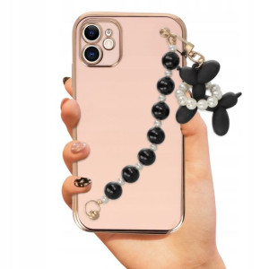 Etui Joless Róż Blink do IPHONE 11 + Uchwyt Pudel