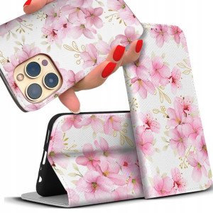 Etui Magnet Do MOTOROLA G73 Kwiaty Top Pełne Wzory