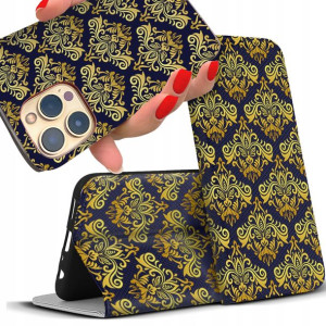 Etui MAGNET do XIAOMI POCO F3 Kwiaty PEŁNY Wzór