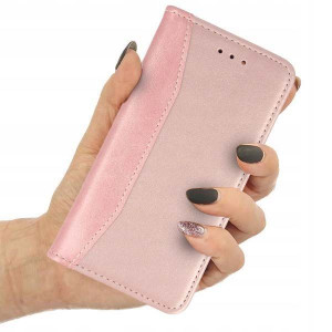 Etui Magnet Klapka SKÓRA RÓŻOWY do OPPO A9 2020