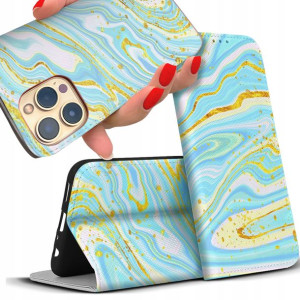Etui Magnet Portfel do MOTOROLA G72 Subtelne Wzory
